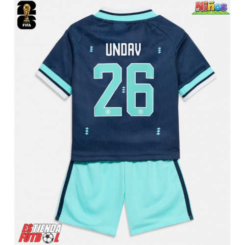 Alemania Deniz Undav #26 Segunda Equipación Niños Mundial 2026 Manga Corta (+ Pantalones cortos)